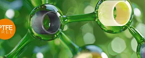 Molecular structure of iglidur plain bearings without PTF and PTFE