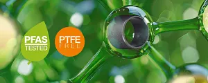Molekülstruktur von PTF und PTFE-freie iglidur Gleitlager
