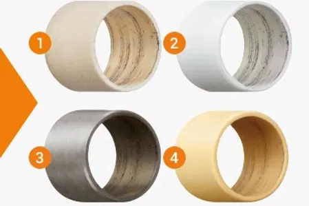 Wear-resistant polymer in swivelling heavy load wear test