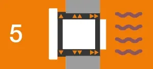 iglide plain bearing being dried