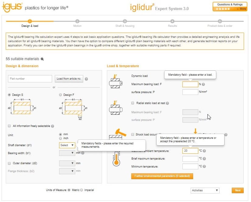 kopla iglidur expert system