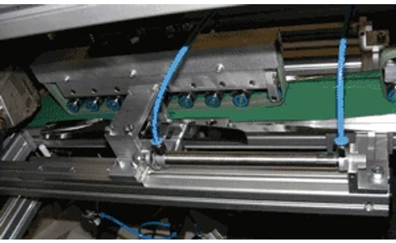 Folding and gluing machine