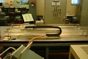 cable carrier with flexible cables