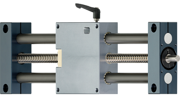 Linear system with carriage clamping
