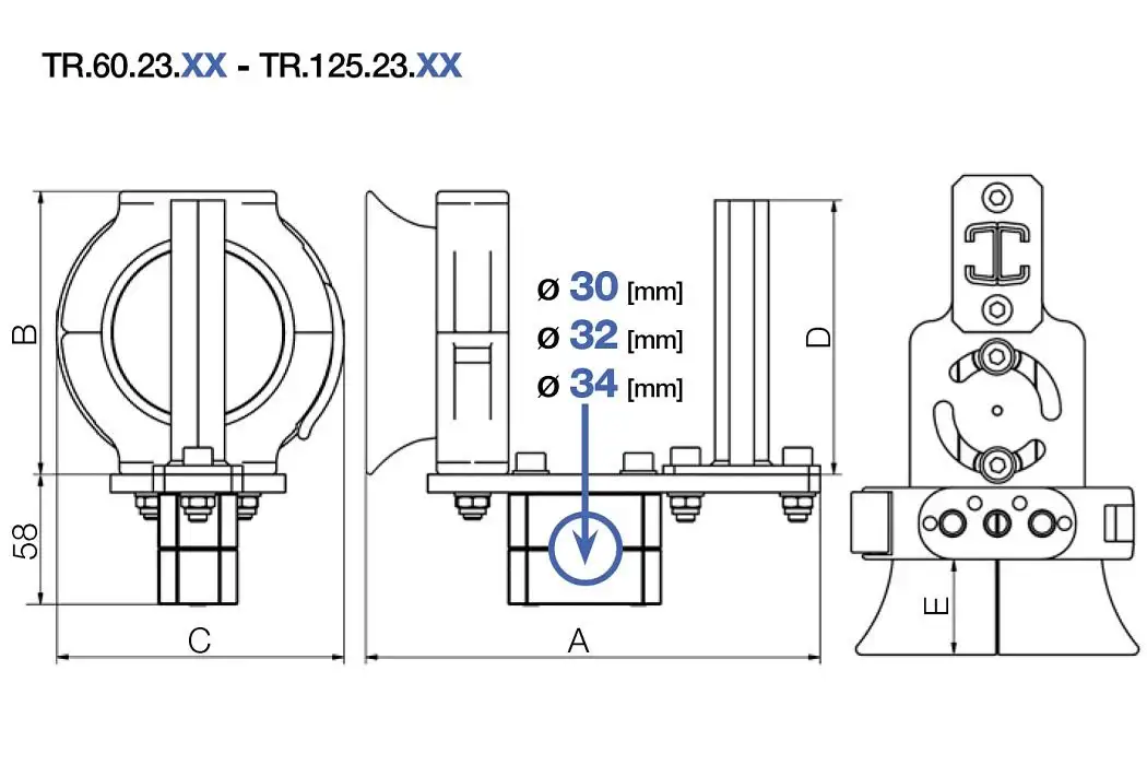 TR.60.23.30 technical drawing