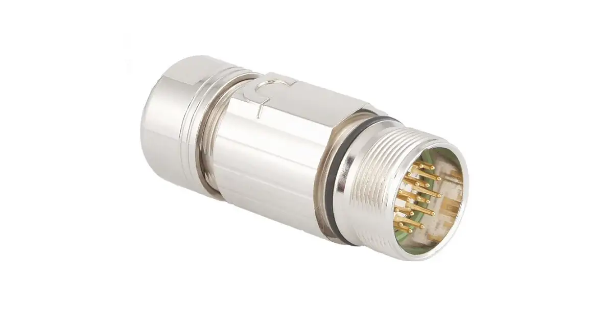 いば Conector standard, série A, acoplamento de sinais M23