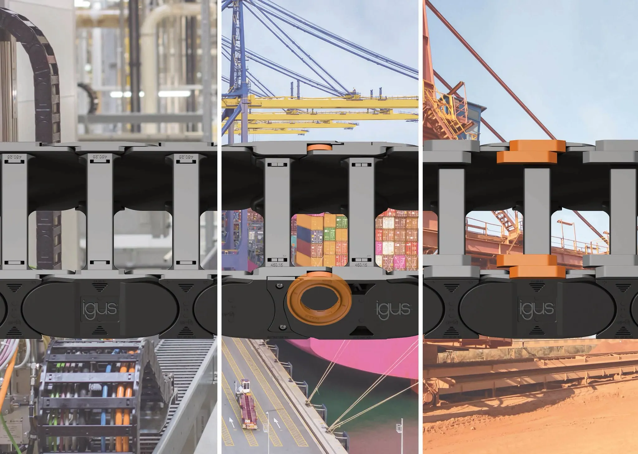 Chaînes porte-câbles