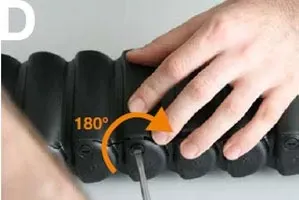 Assembly step D RX pipe