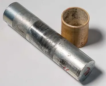 iglidur® Q2 en un eje galvanizado