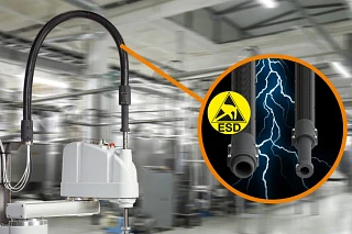 SCARA cable solution