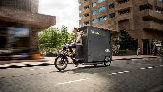 Vélo cargo électrique de Fulpra