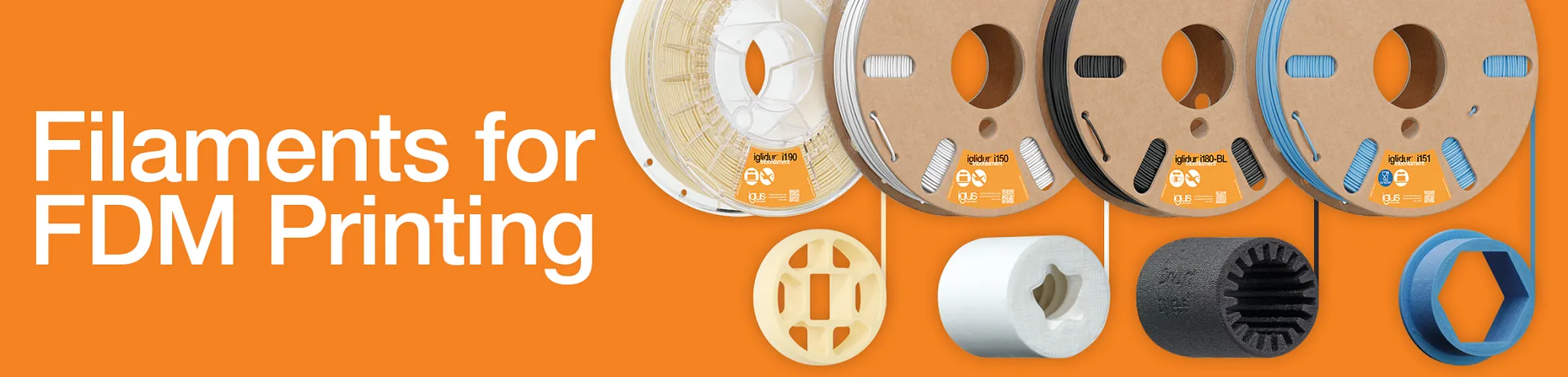 Filament FDM pour l’impression 3D des pièces d’usure en plastique à mouvement igus