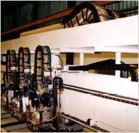 Portacables para grandes conductos