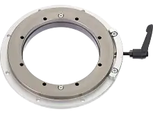 Couronne d'orientation iglidur®, PRT-04, mesure d'angle avec couronne en aluminium