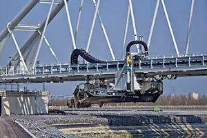 Anläggning för bearbetning av silt