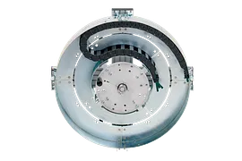 Reverse Bend Radius rotating energy supply