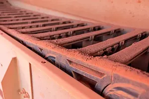 Energikedja i utomhuslagret för produktion av aluminiumoxid