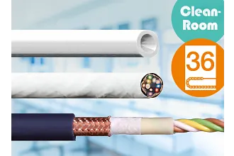 Cleanroom applicable chainflex cables