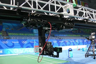 Camera carriage from Rail & Tracking Systems