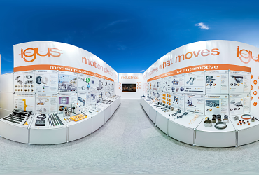 Virtual trade show stand for cars
