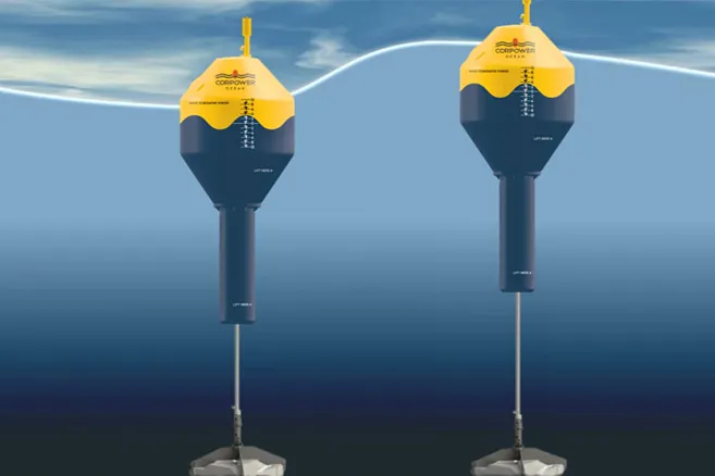 Compact Corpower Safe energy supply in the CorPower shaft energy converter