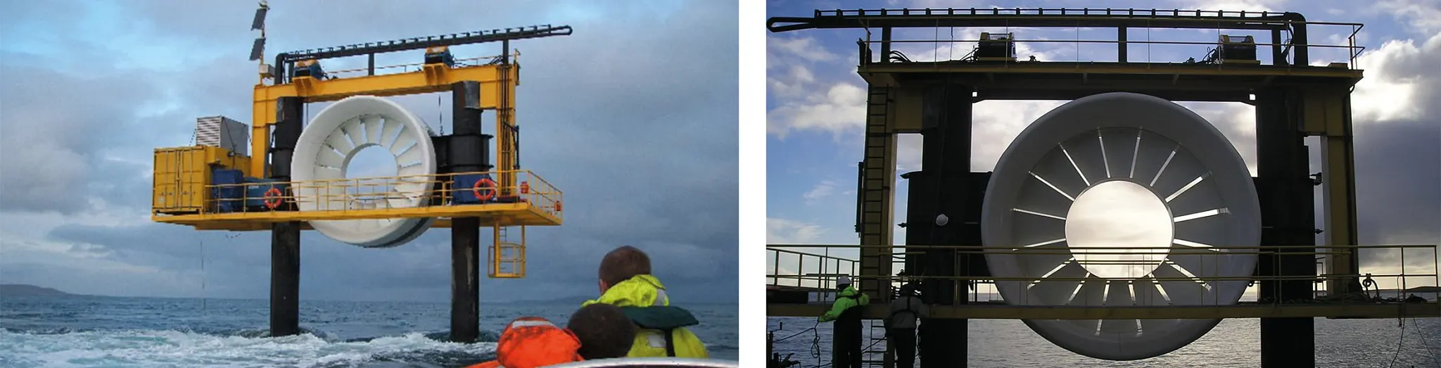 Turbina mareomotriz OpenHydro genera energía eléctrica