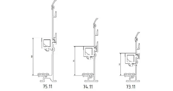 Kluzná lišta pro vysoké rychlosti