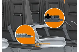 horizontal seat adjustment e-chain