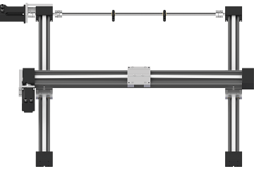 drylin E Surface gantry robot | Workspace 650 x 650 mm