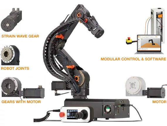 Low cost robot store arm