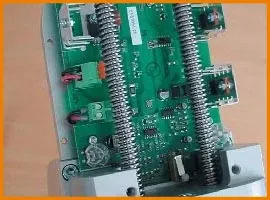 Double-component mixing station