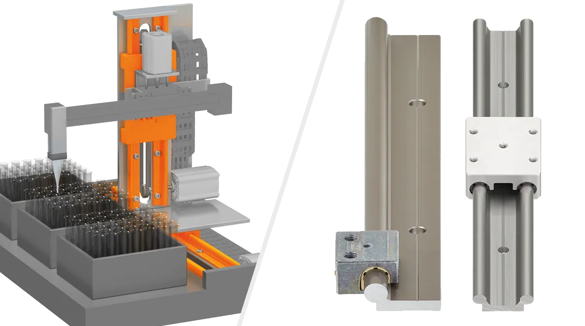 Laboratorní robot se systémem drylin W