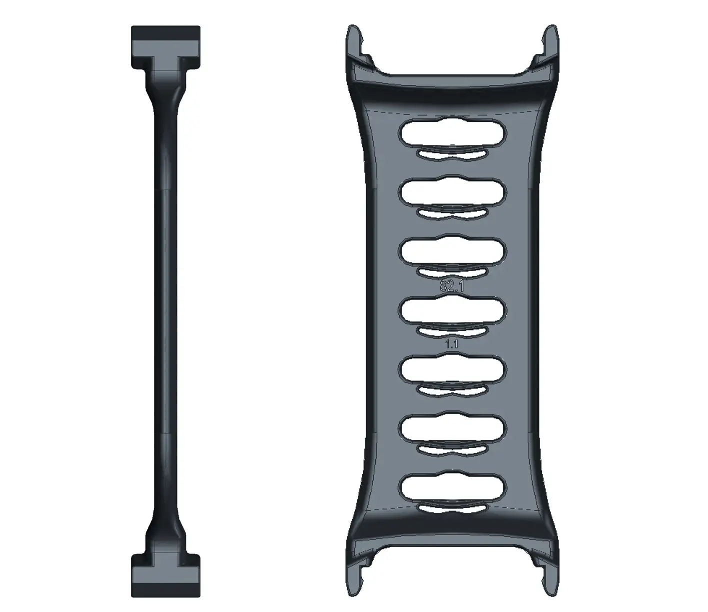 Standard separator, unassembled