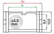 Energy chain Z06 series | split crossbar along the inner radius | inner height: 10.7mm