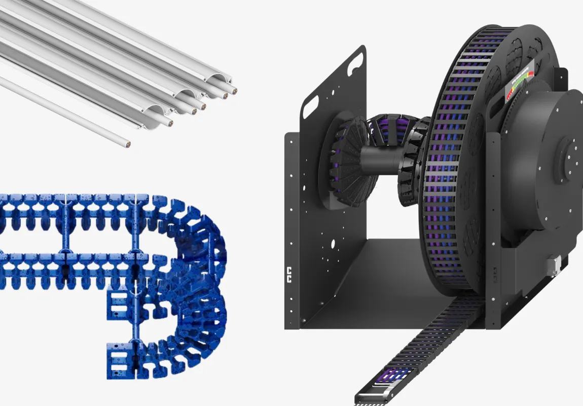 Panoramica di tutte le catene portacavi