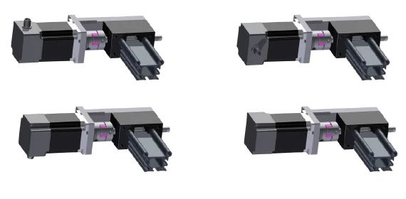 Ausrichtung Motor an Zahnriemenachse