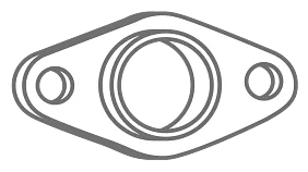 Cojinete de fricción con brida