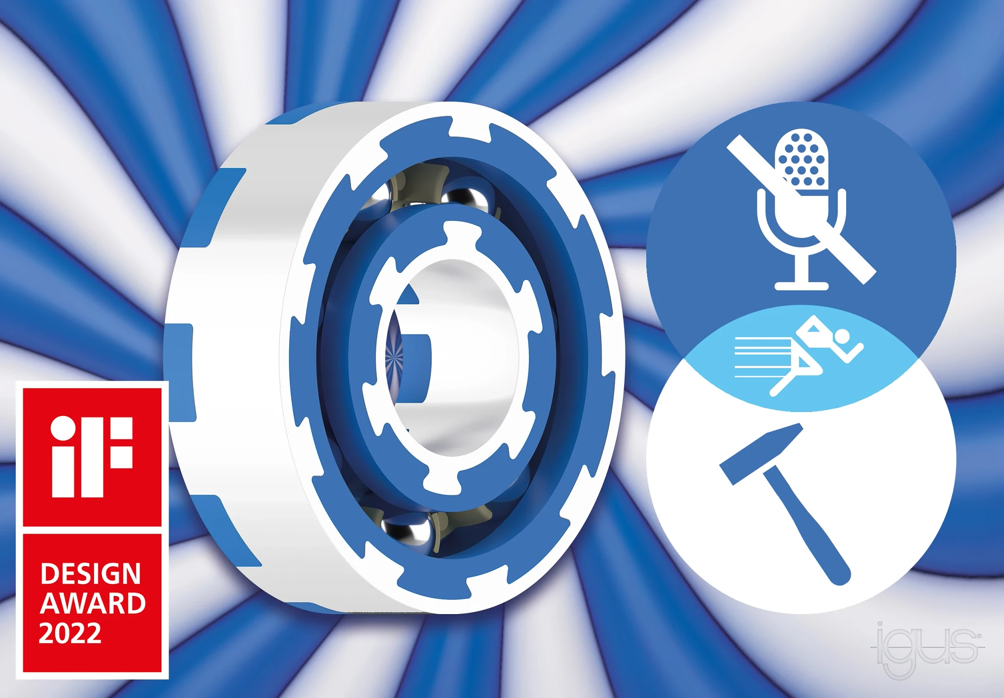 Rolamentos de esferas de dois componentes