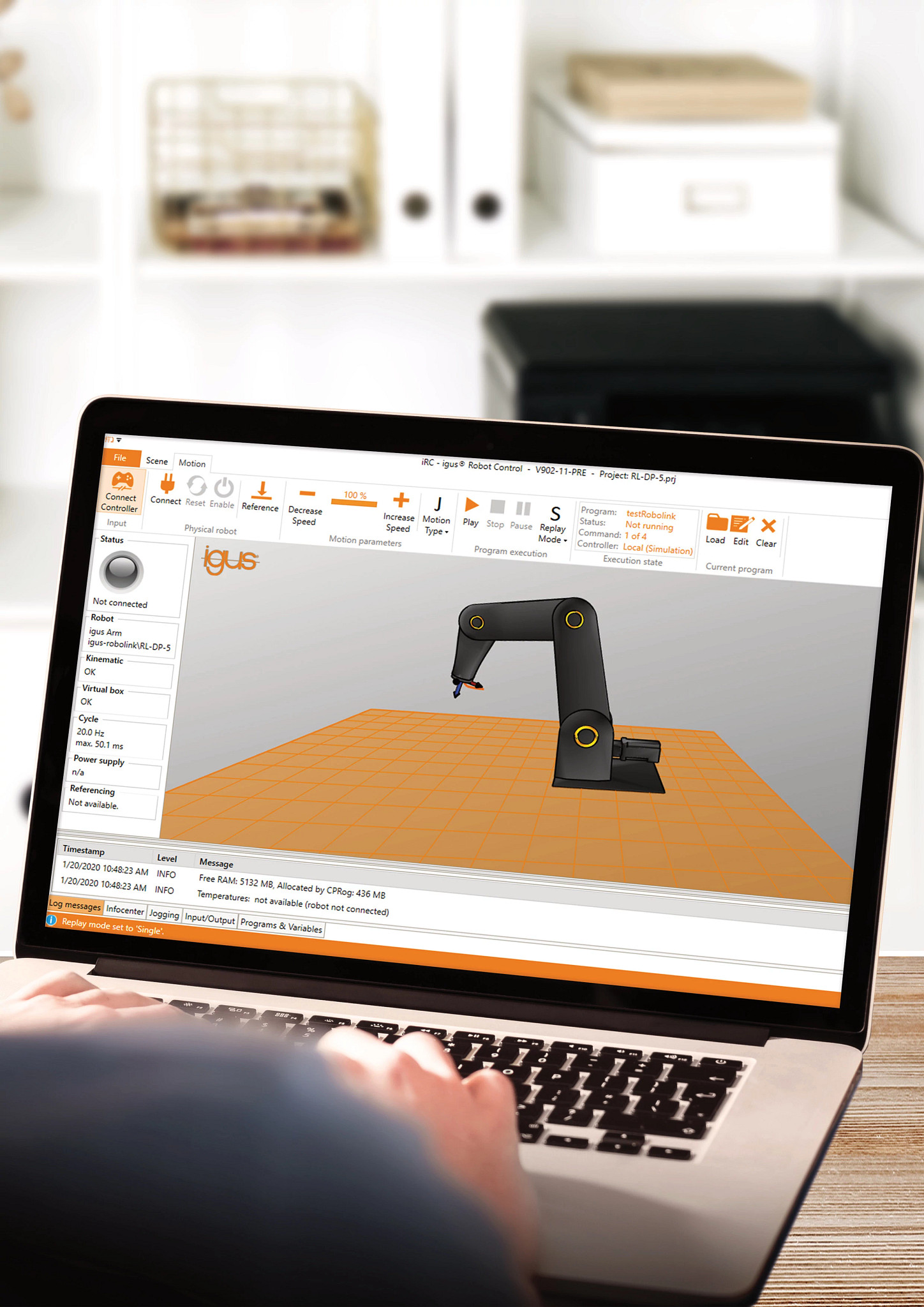 The igus Robot Control Software
