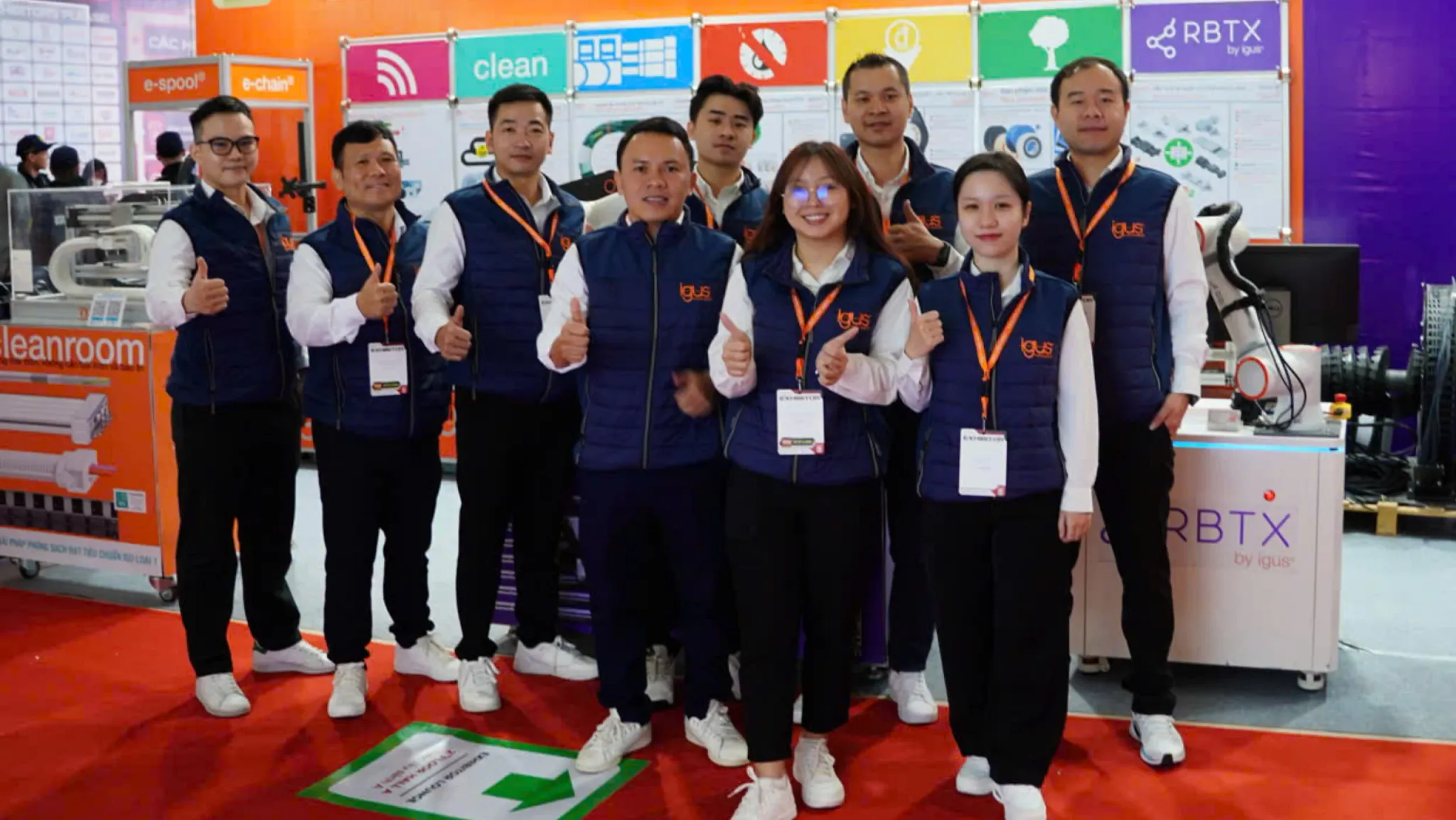 igus team tại VIMF