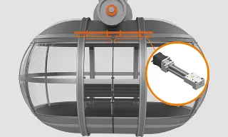 Ferris wheel gondola