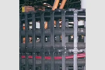 cable carriers hydraulic hoses