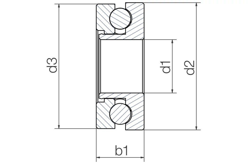 Thrust bearing drawing
