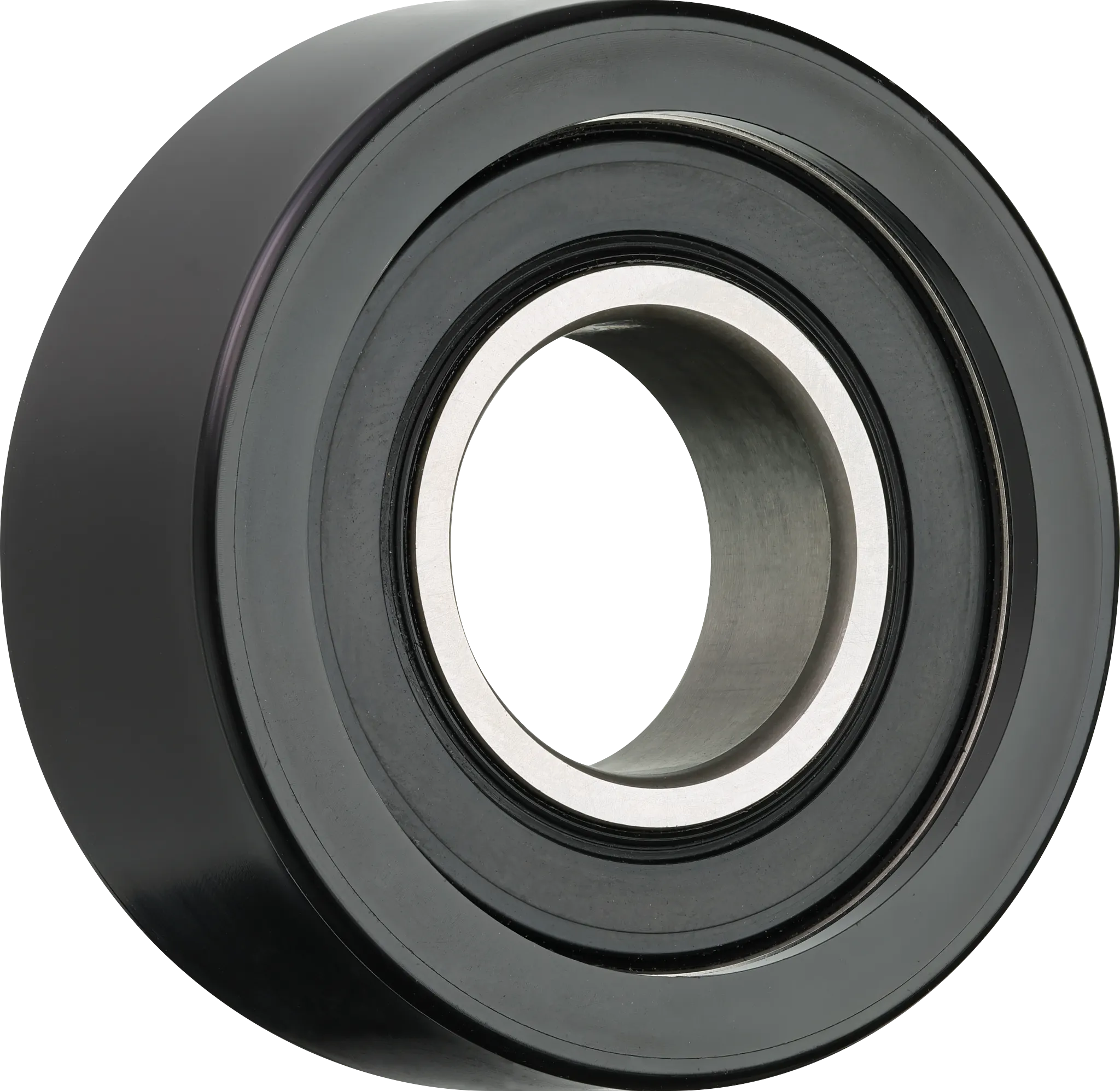 Plastic outer for ball bearings