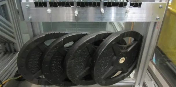 Configuración de prueba para tuerca de accionamiento