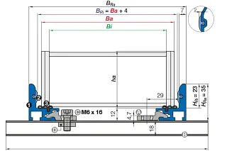 Aluminium support tray