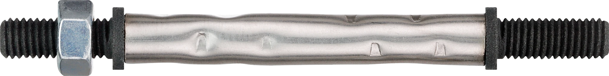 Crimped threaded inserts for adjustable coupling joints