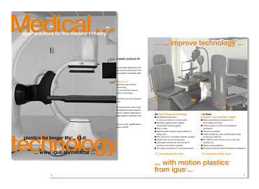 Brochura de equipamento médico
