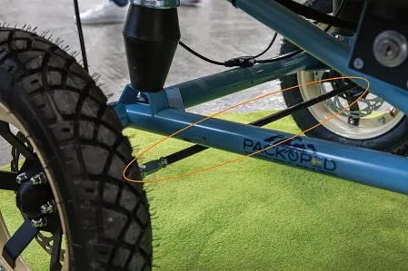 Packoped steering rod