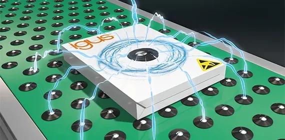 Componente ESD: unidad de transferencia de bola antiestática